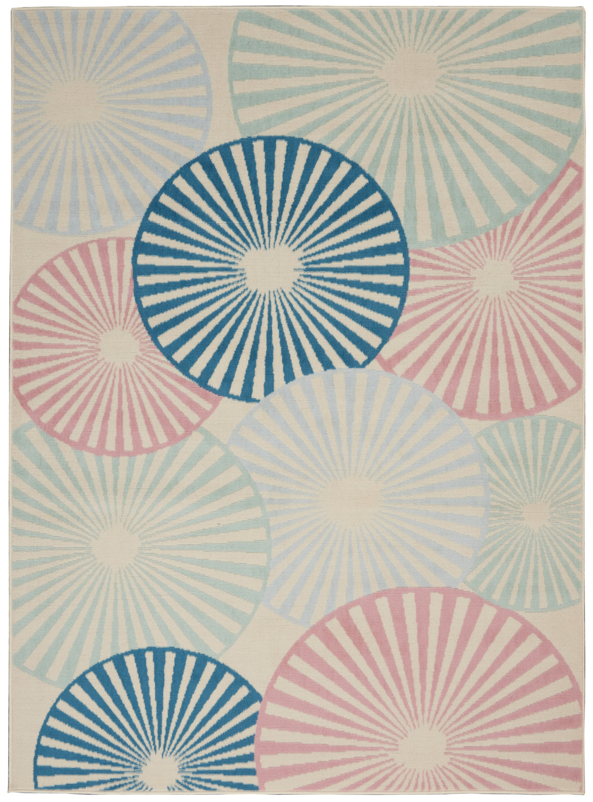 Grafix GRF20 Ivory Multicolor Rug - Rectangle