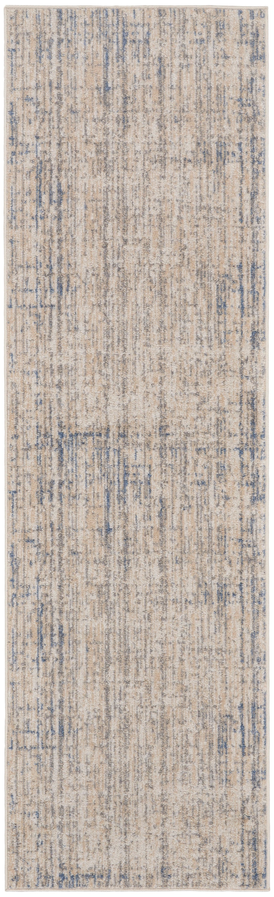 River Flow RFV04 Beige Grey Rug - Runner