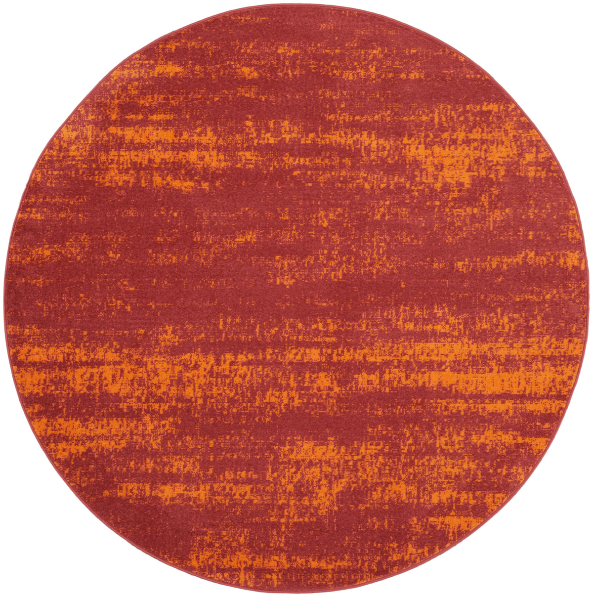 Nourison Essentials NRE03 Red Rug - Round