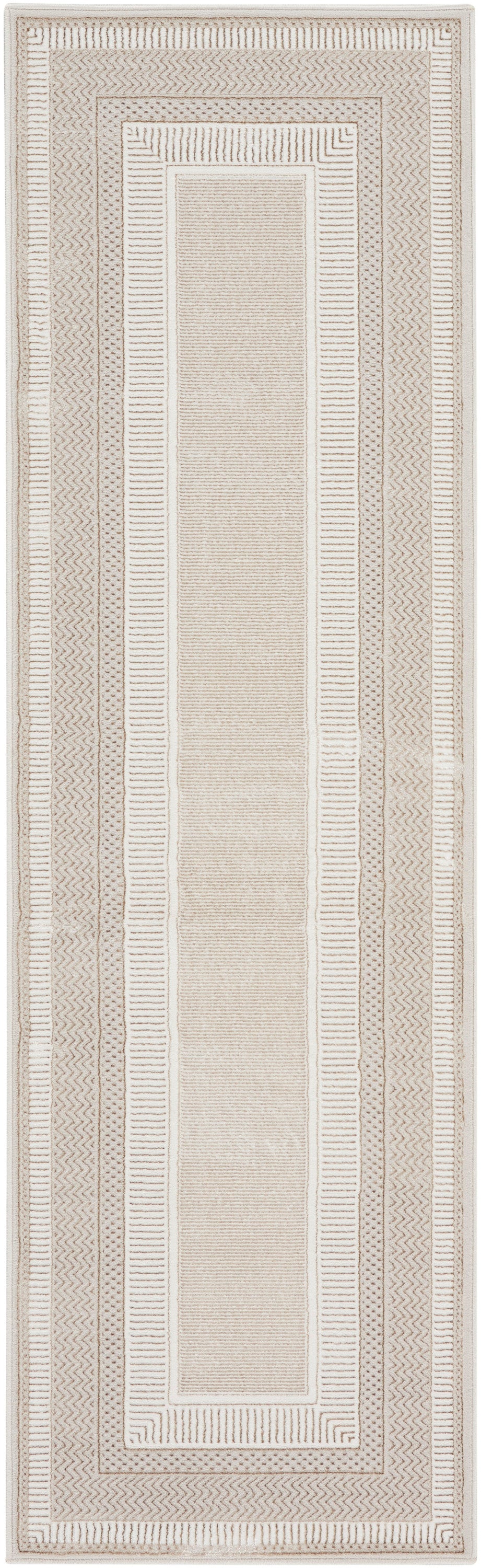Glitz GLZ07 Ivory Rug - Runner