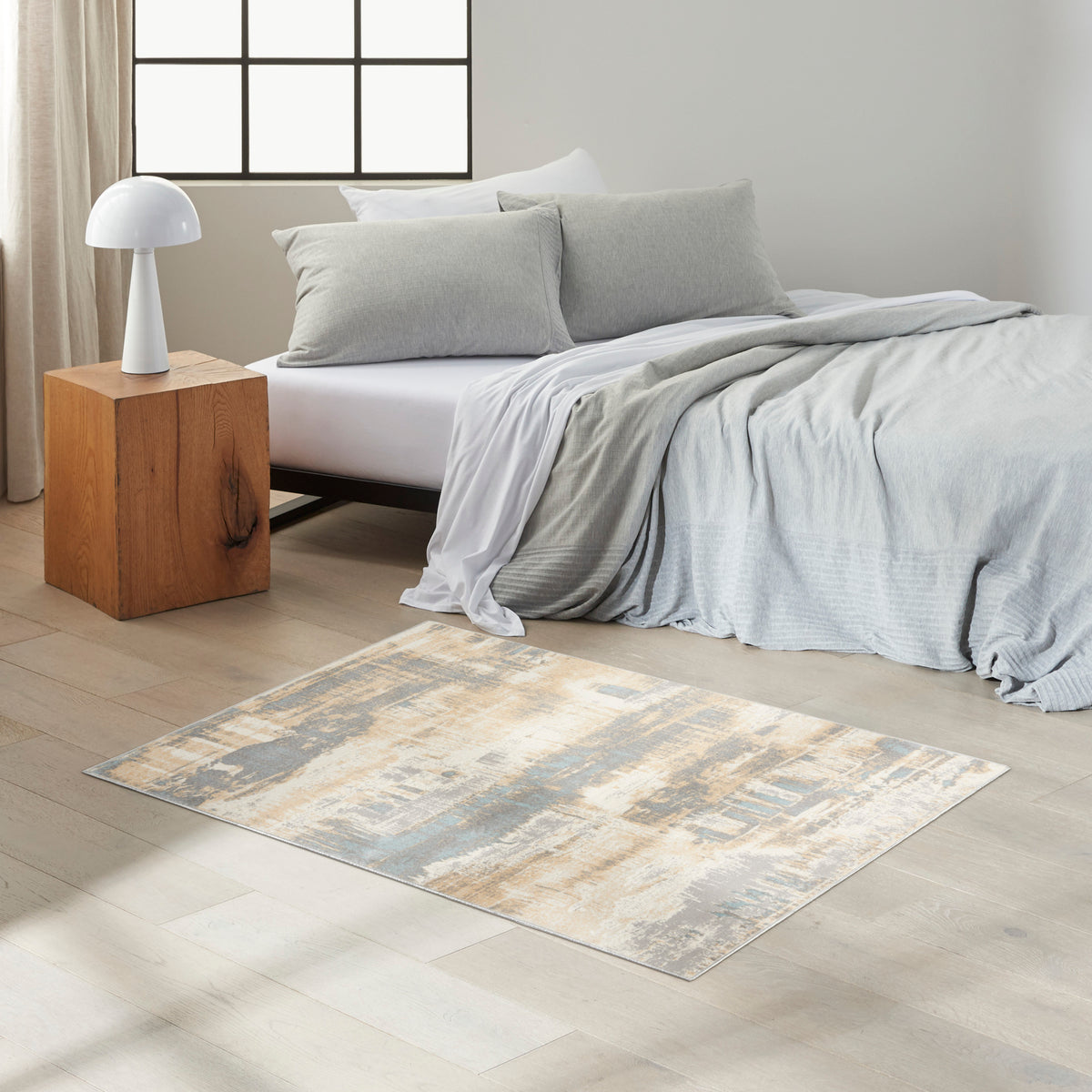 CK005 Enchanting ECH02 Ivory Seaglass Rug - room scene