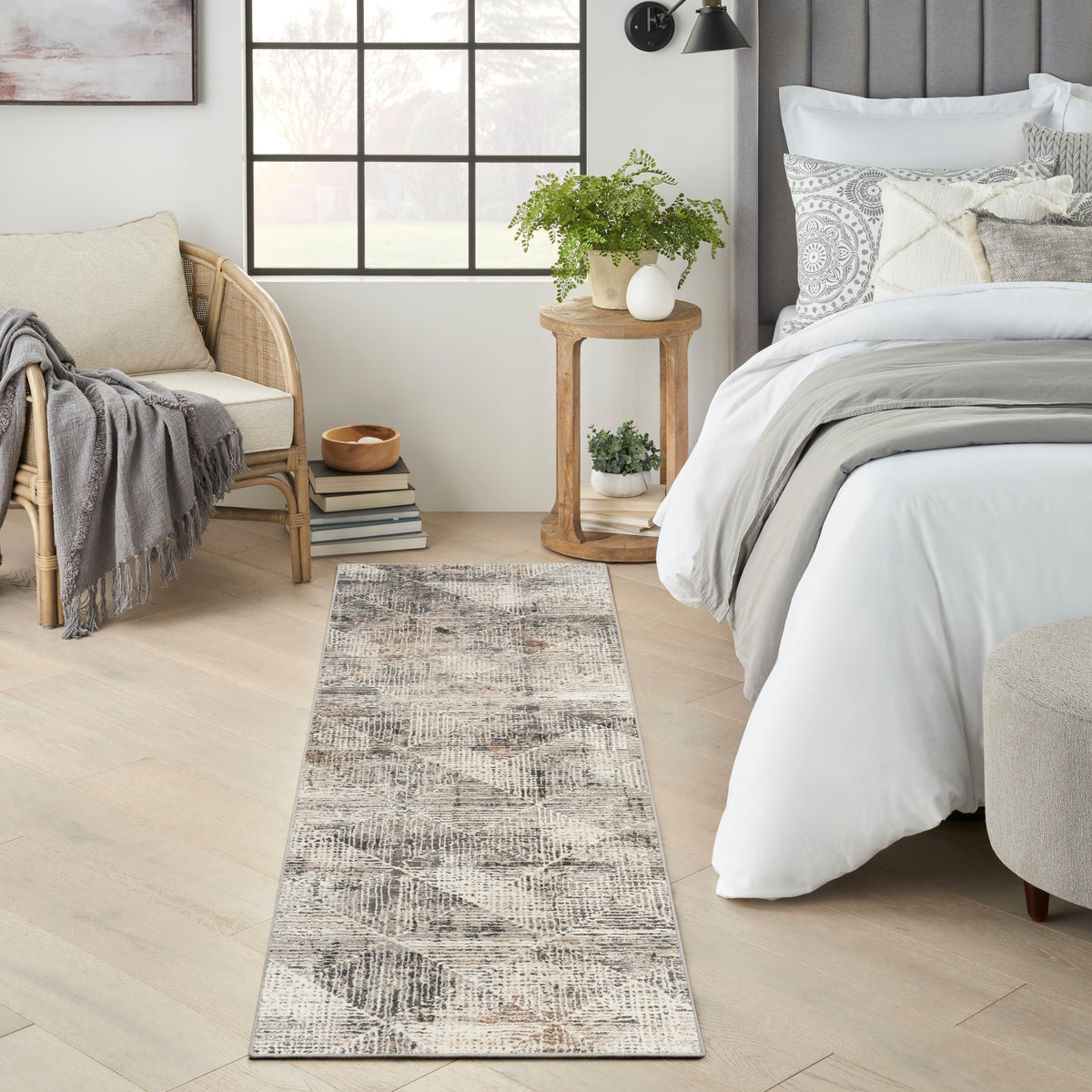 Sustainable Trends SUT08 Ivory Multicolor Rug - room scene