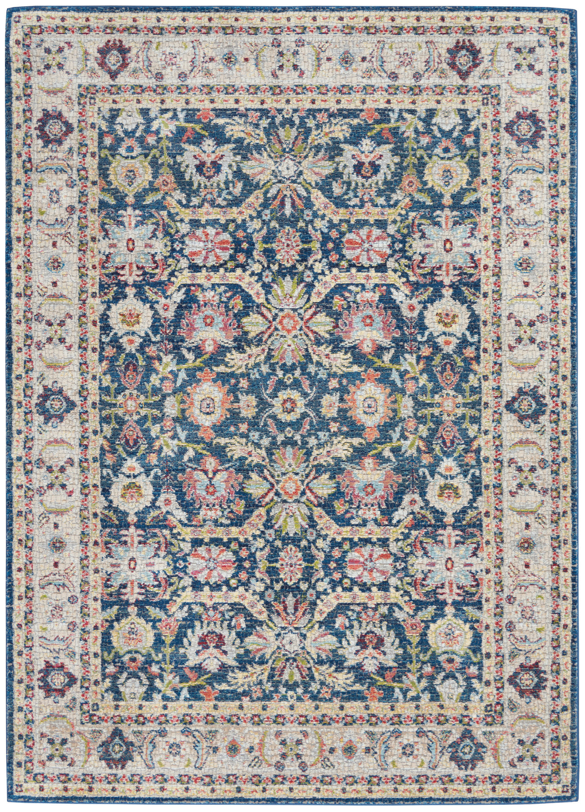 Ankara Global ANR13 Navy Multicolor Rug - Rectangle