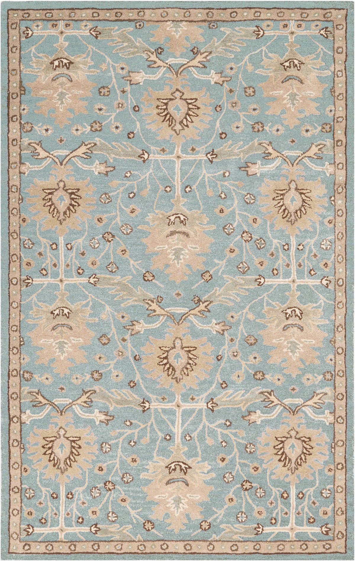 Jazmine JAZ02 Blue Rug - Rectangle