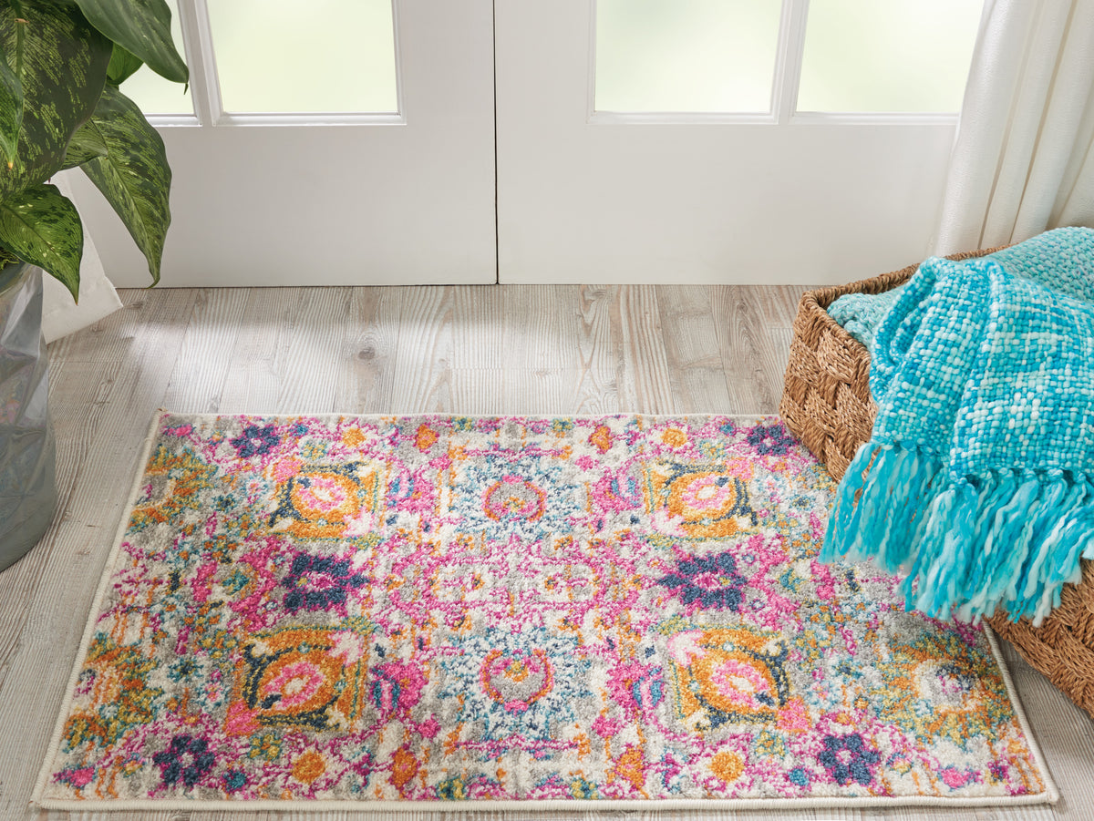 Passion PSN01 Silver Rug - room scene