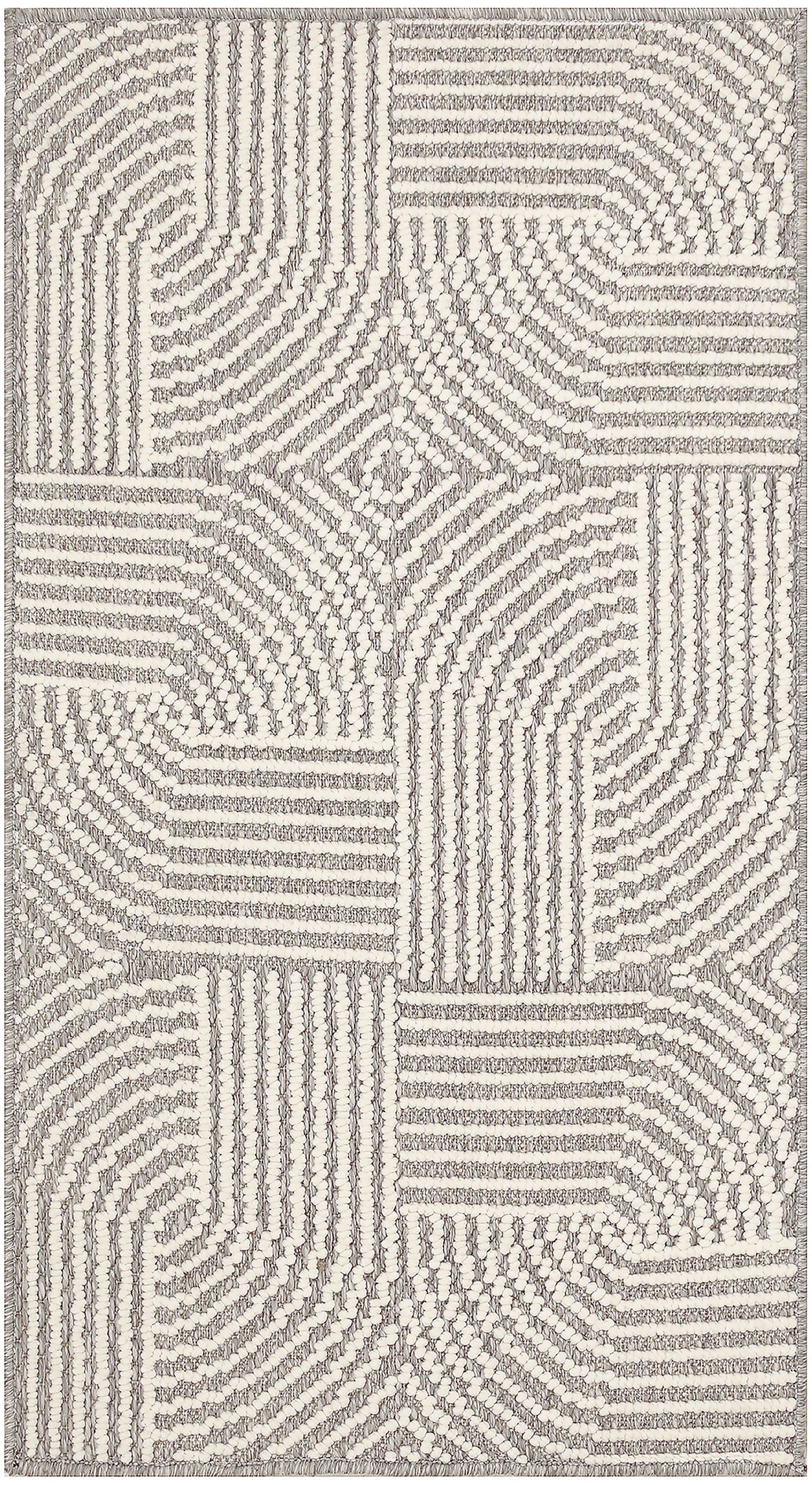 Natural Texture NTX02 Grey Ivory Rug - Rectangle