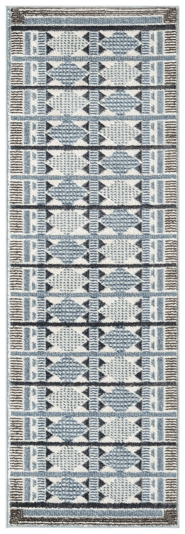 Nordic NRC06 Blue Rug - Runner