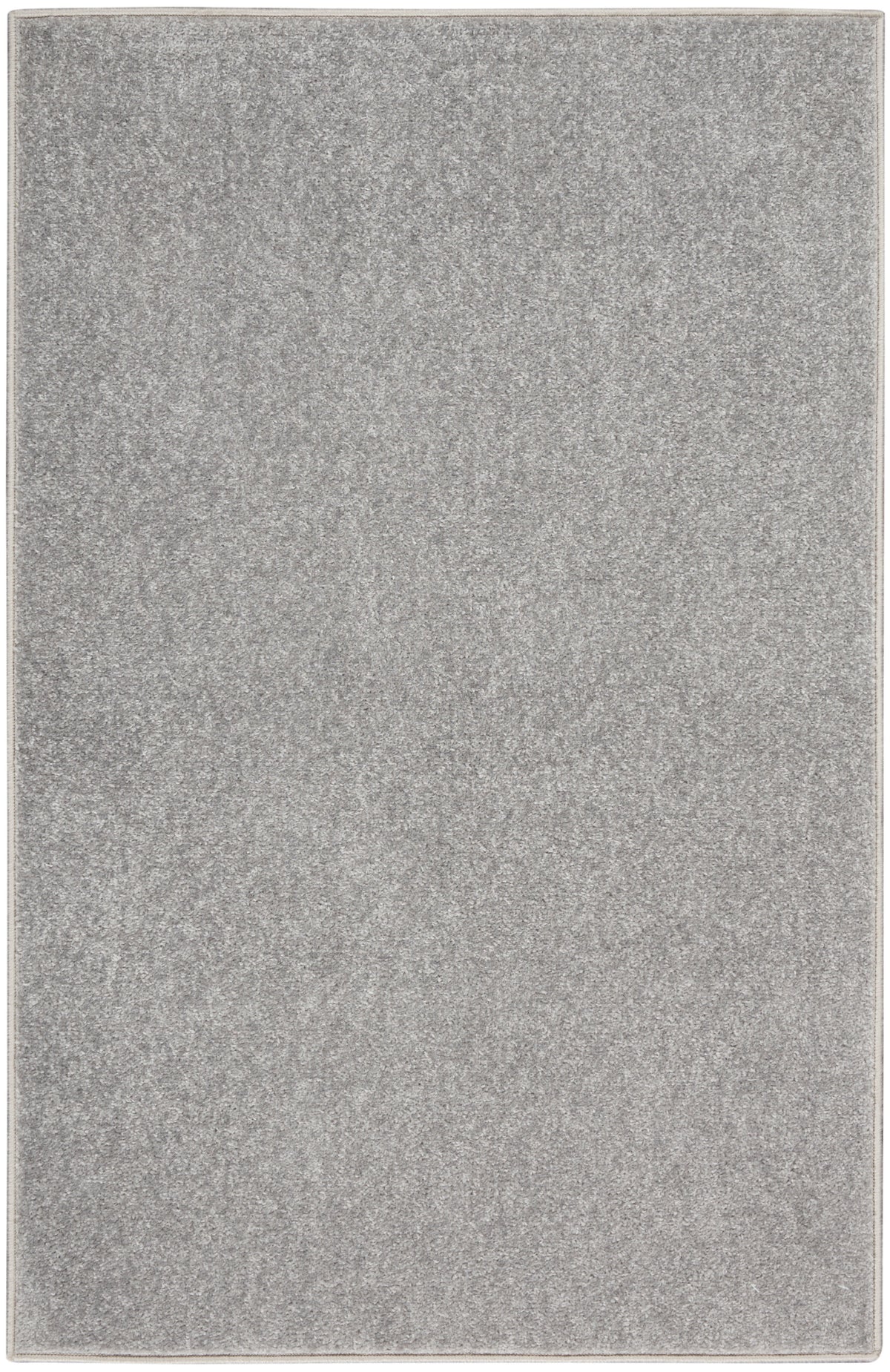 Nourison Essentials NRE01 Silver Grey Rug - Rectangle