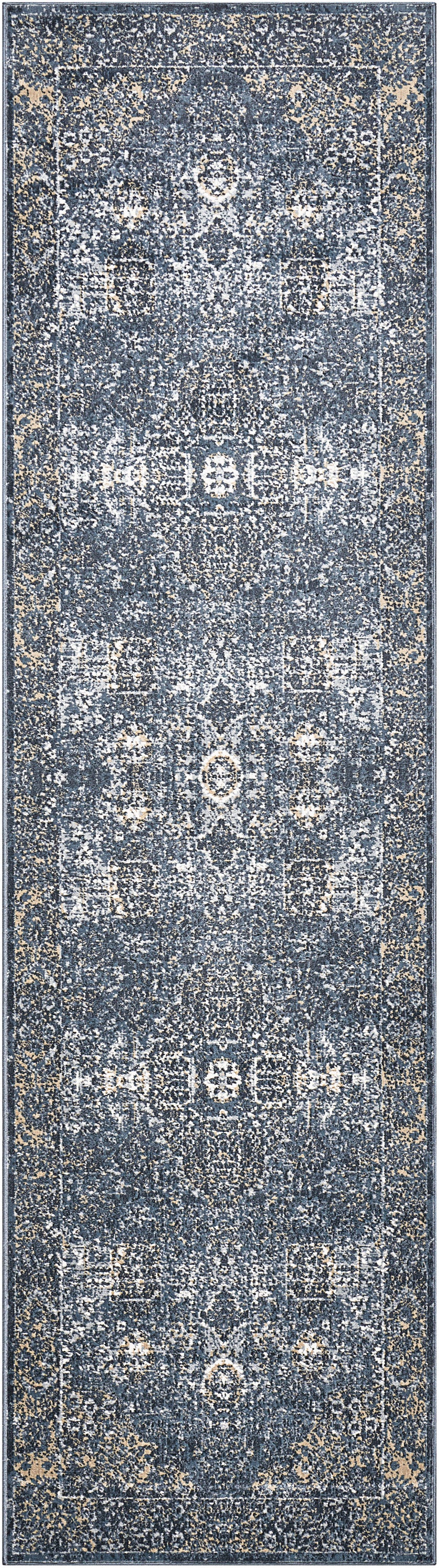 Malta MAI01 Navy Rug - Runner