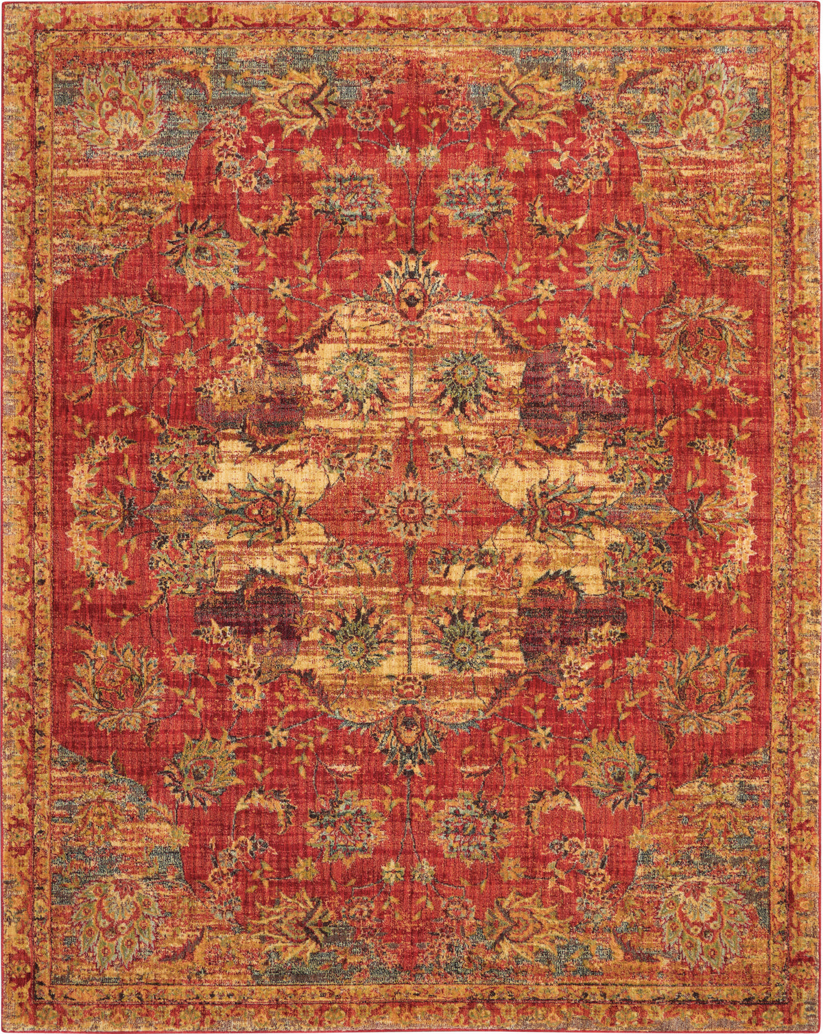 Jewel JEL01 Red Rug - Rectangle