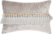 Sofia CS018 Grey 14" x 20" Throw Pillows