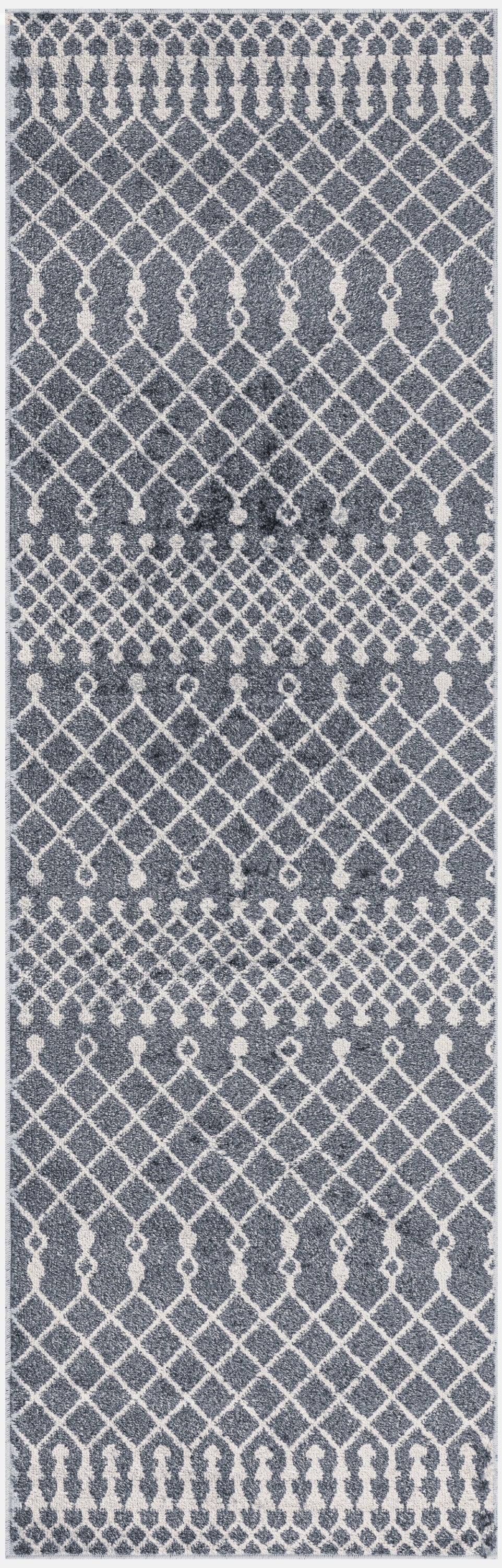 Astra Machine Washable ASW10 Denim Rug - Runner