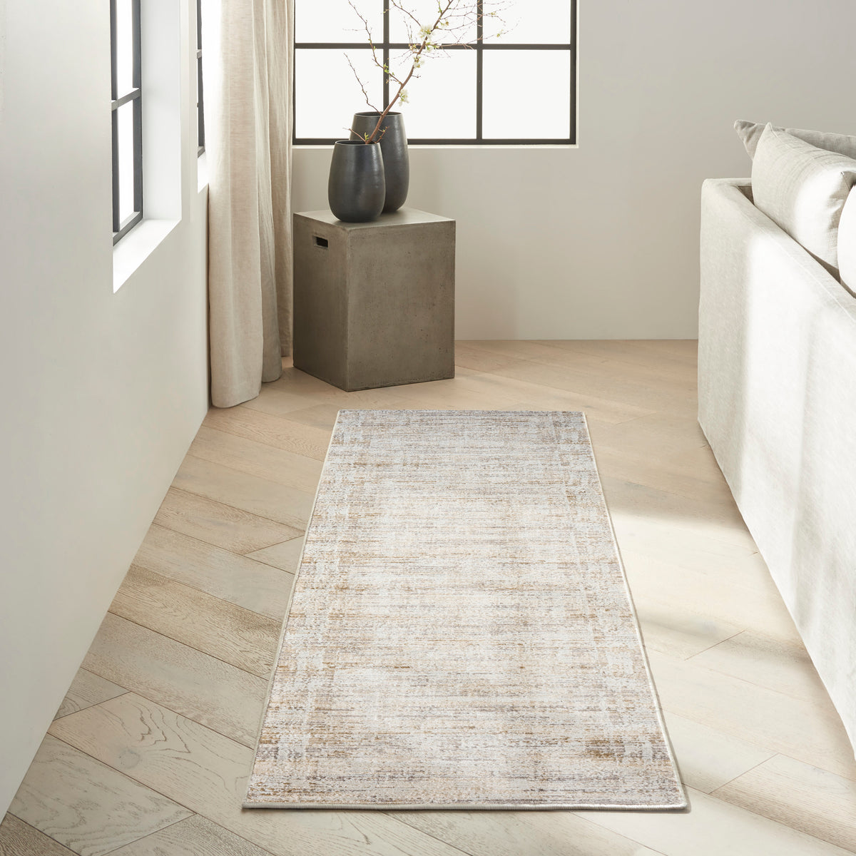 CK078 Summit SUM03 Natural Ivory Rug - room scene