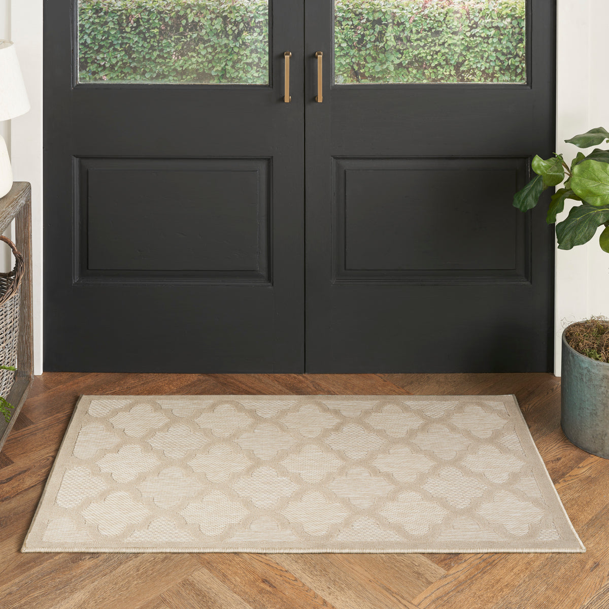 Easy Care NES01 Cream Rug - room scene