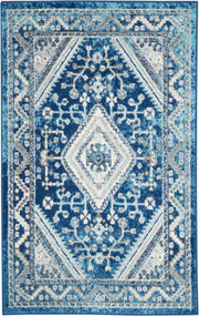 Persian Vintage PRV03 Ivory Blue Rug - Rectangle