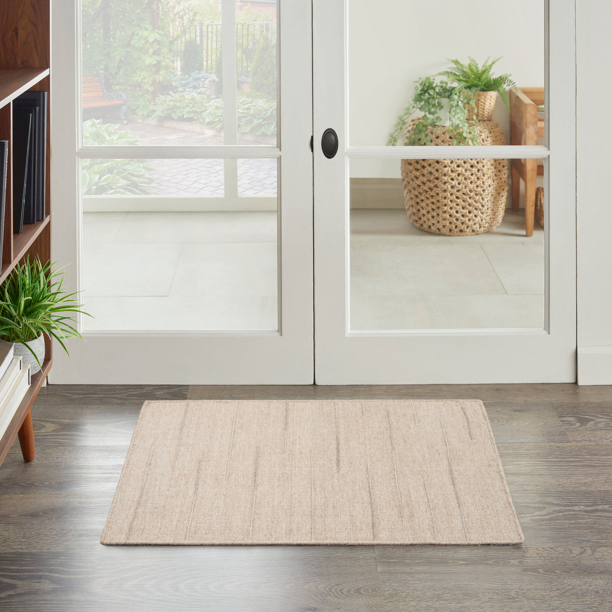 Interweave IWV01 Beige Rug - room scene