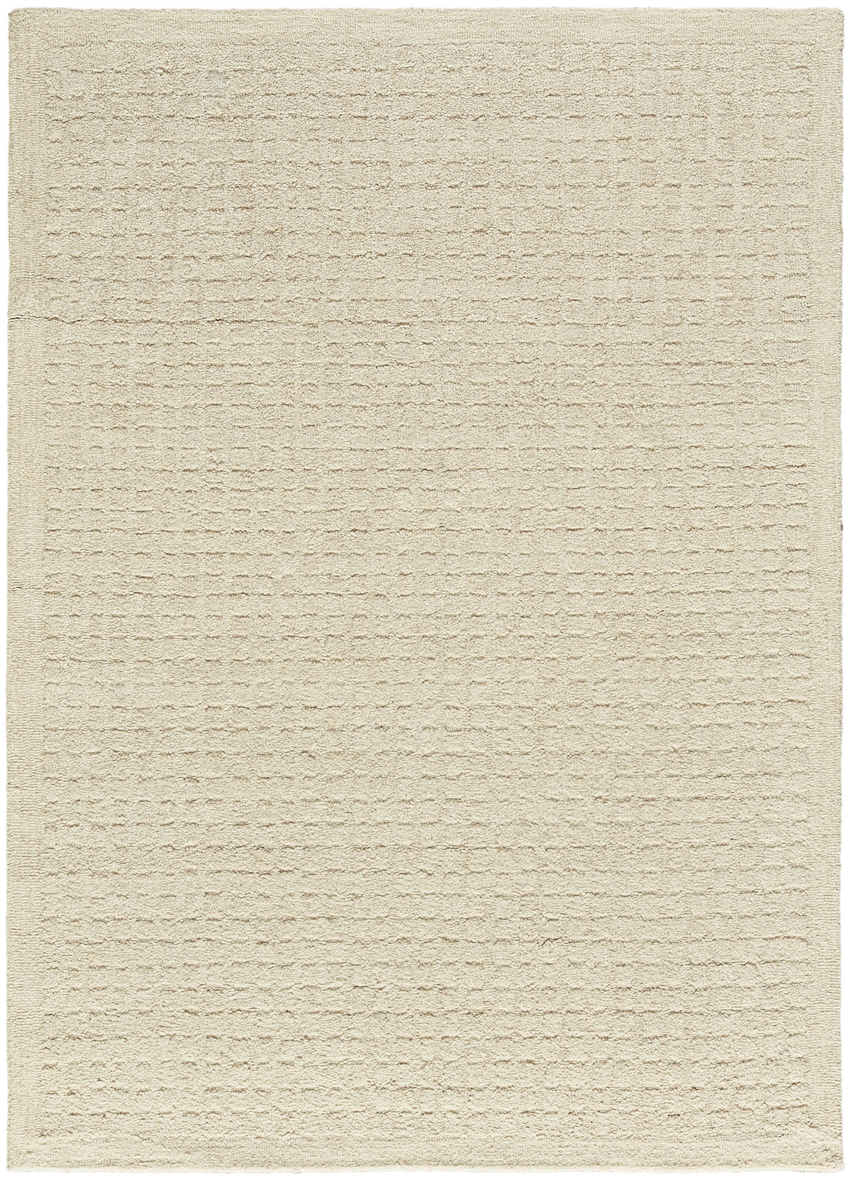 Pure Grids PGR01 Ivory Beige Rug - Rectangle