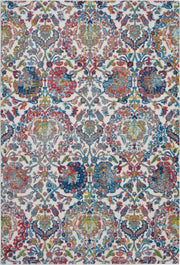 Ankara Global ANR06 Ivory Blue Rug - Rectangle