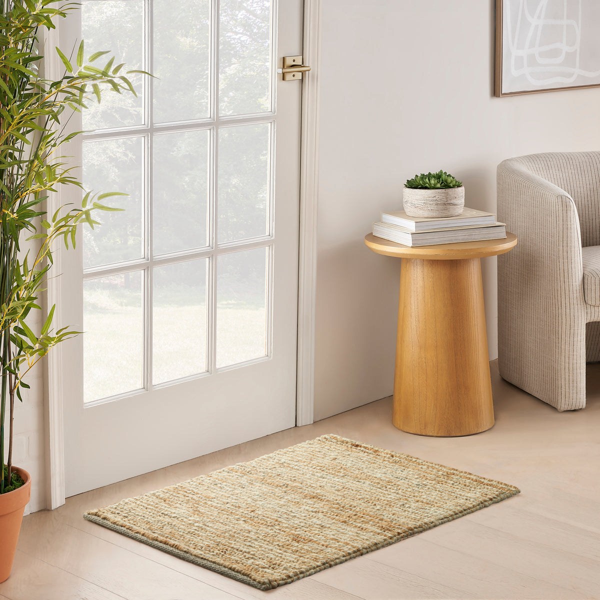 Pure Cord COD01 Natural Rug - room scene