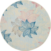 Jubilant JUB08 Ivory Multicolor Rug - Round