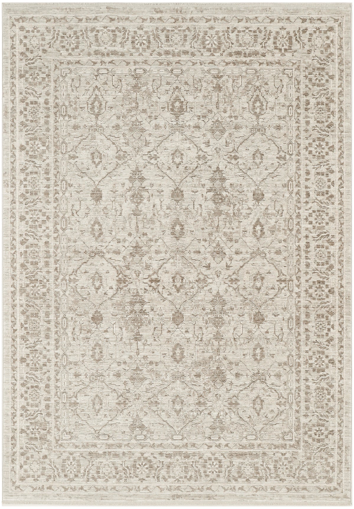 Shadows SHW04 Ivory Grey Rug - Rectangle