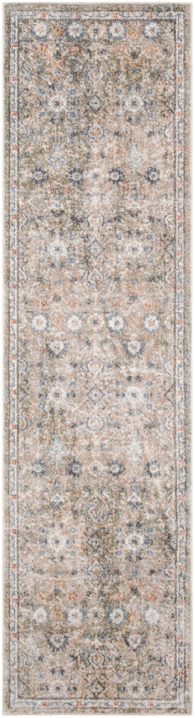 Astra Machine Washable ASW16 Silver Taupe Rug - Runner