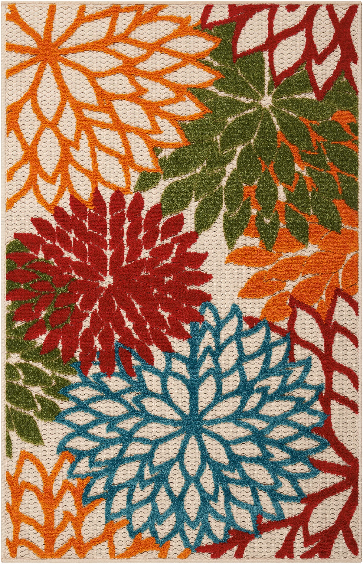 Aloha ALH05 Green Rug - Rectangle