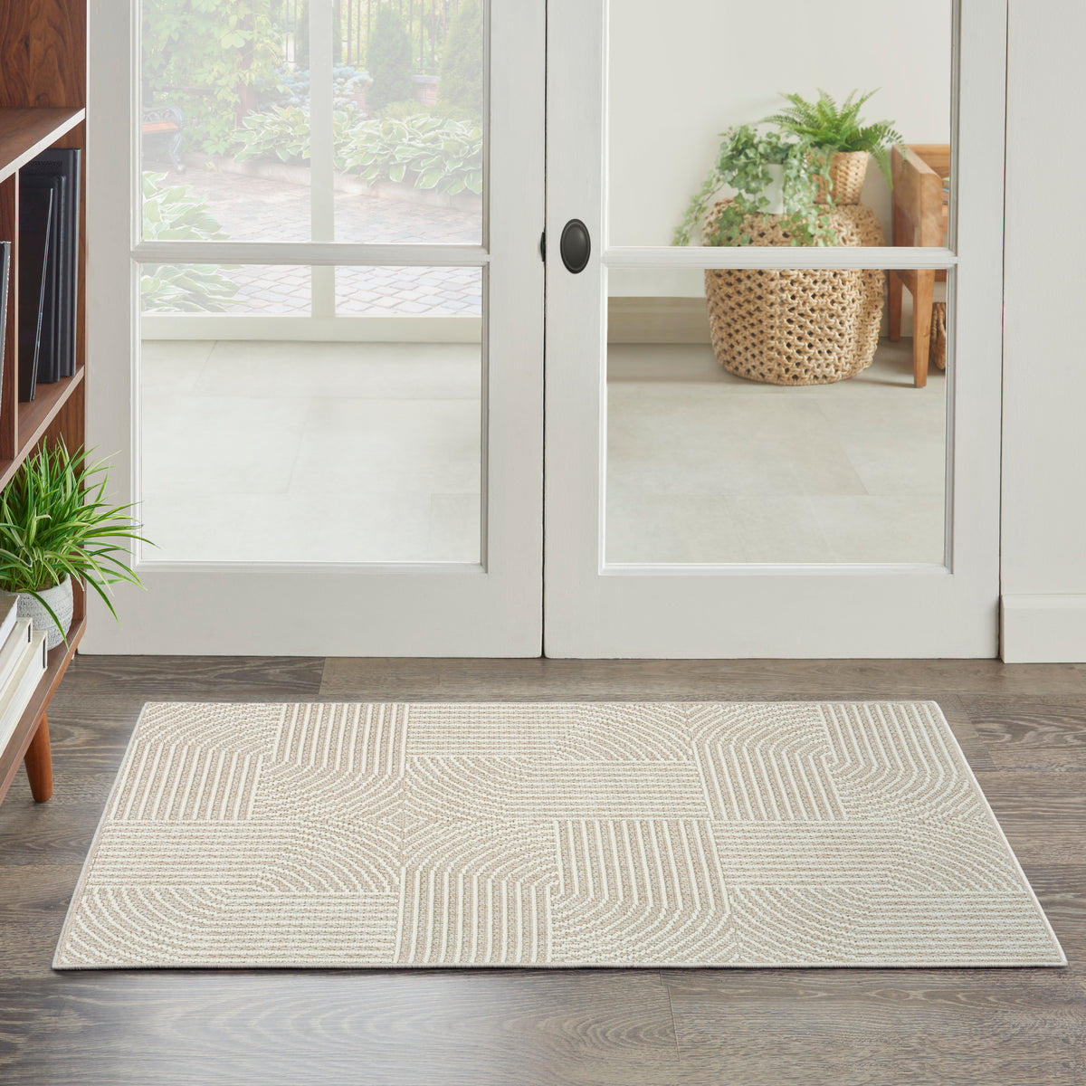 Natural Texture NTX02 Beige Ivory Rug - room scene