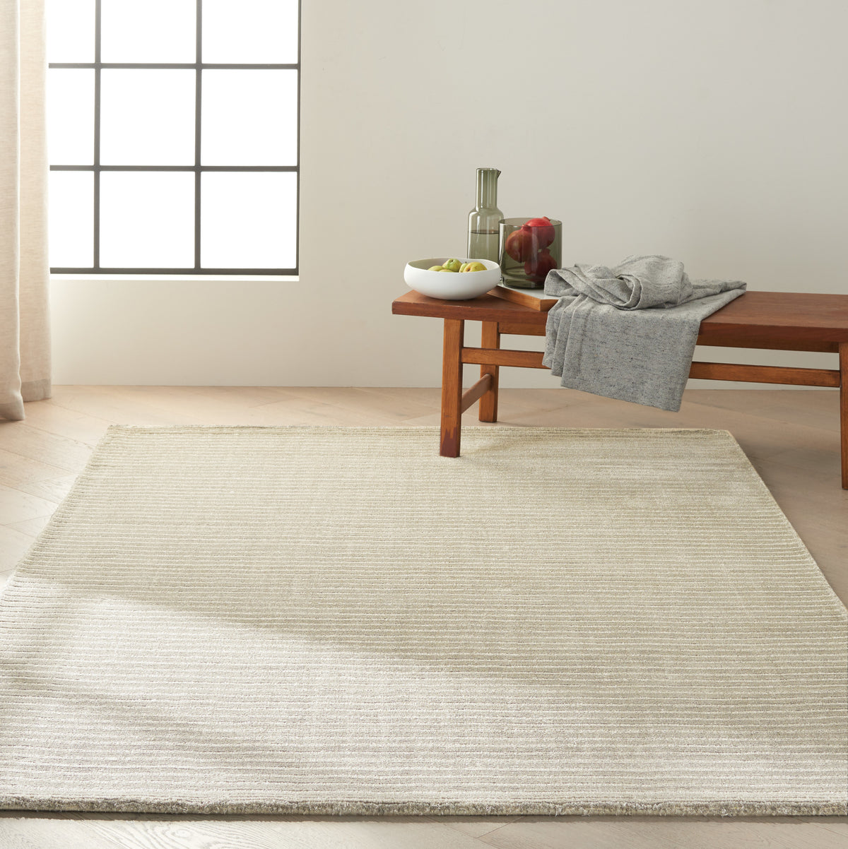 Newark CK860 Ivory Rug - room scene