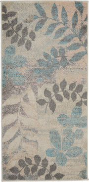 Tranquil TRA01 Ivory Light Blue Rug - Rectangle