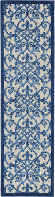 Aloha ALH21 Grey Blue Rug - Runner
