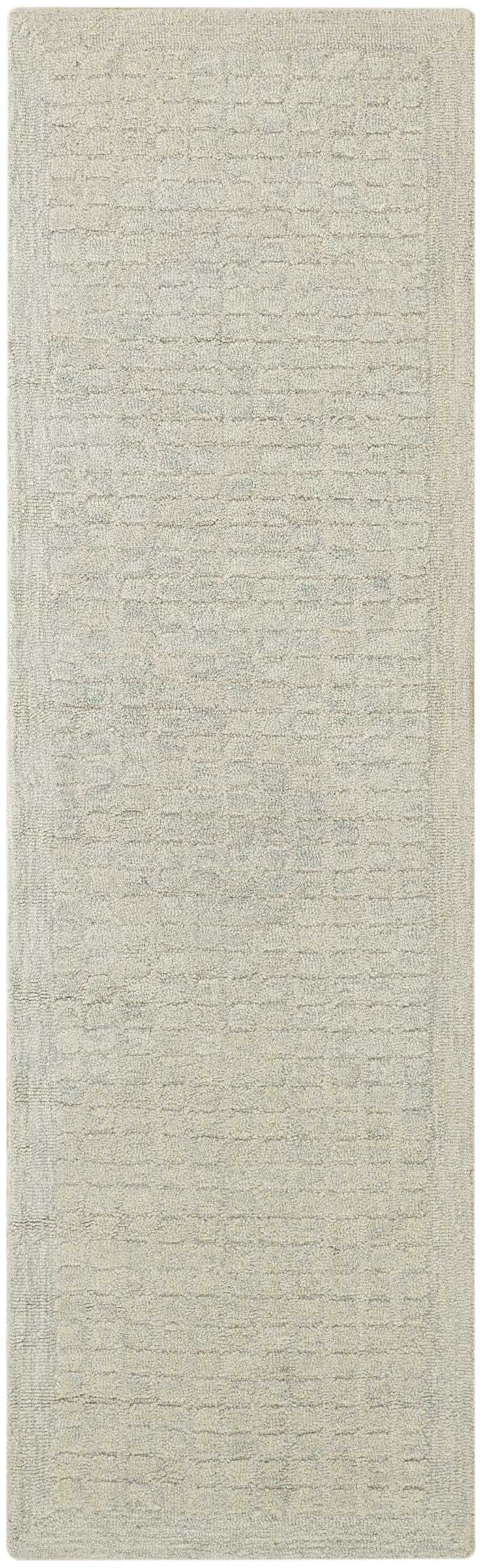 Pure Grids PGR01 Light Blue Rug - Runner