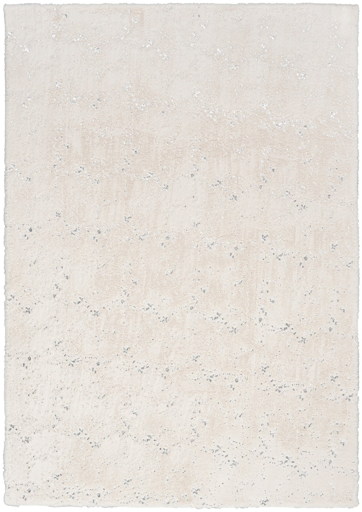 Cozy Shimmer CSH01 Ivory Silver Rug - Rectangle