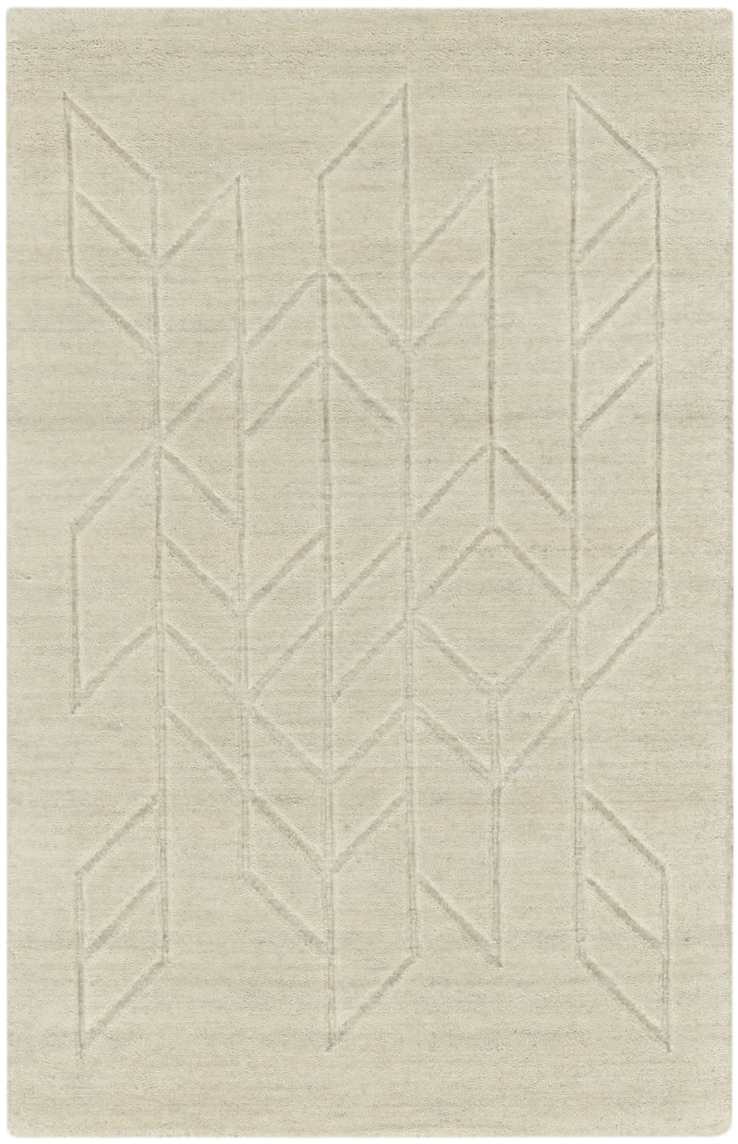 Alessia ALE01 Ivory Rug - Rectangle