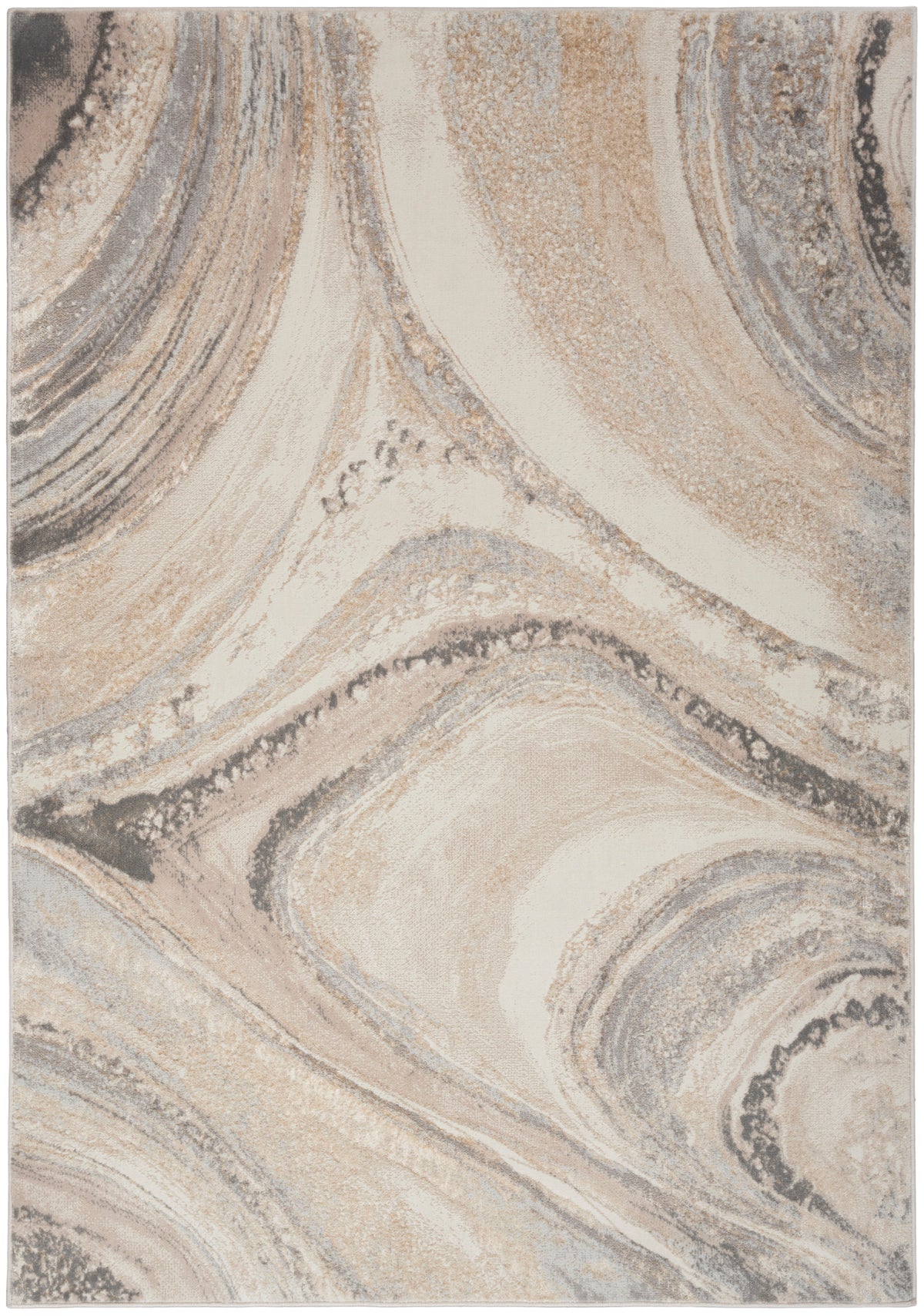 Splash BSK03 Cream Grey Rug - Rectangle