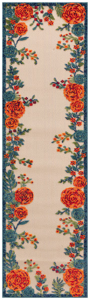 Aloha ALH32 Ivory Multicolor Rug - Runner