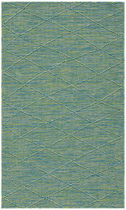 Washable Solutions WSL01 Blue Green Rug - Rectangle