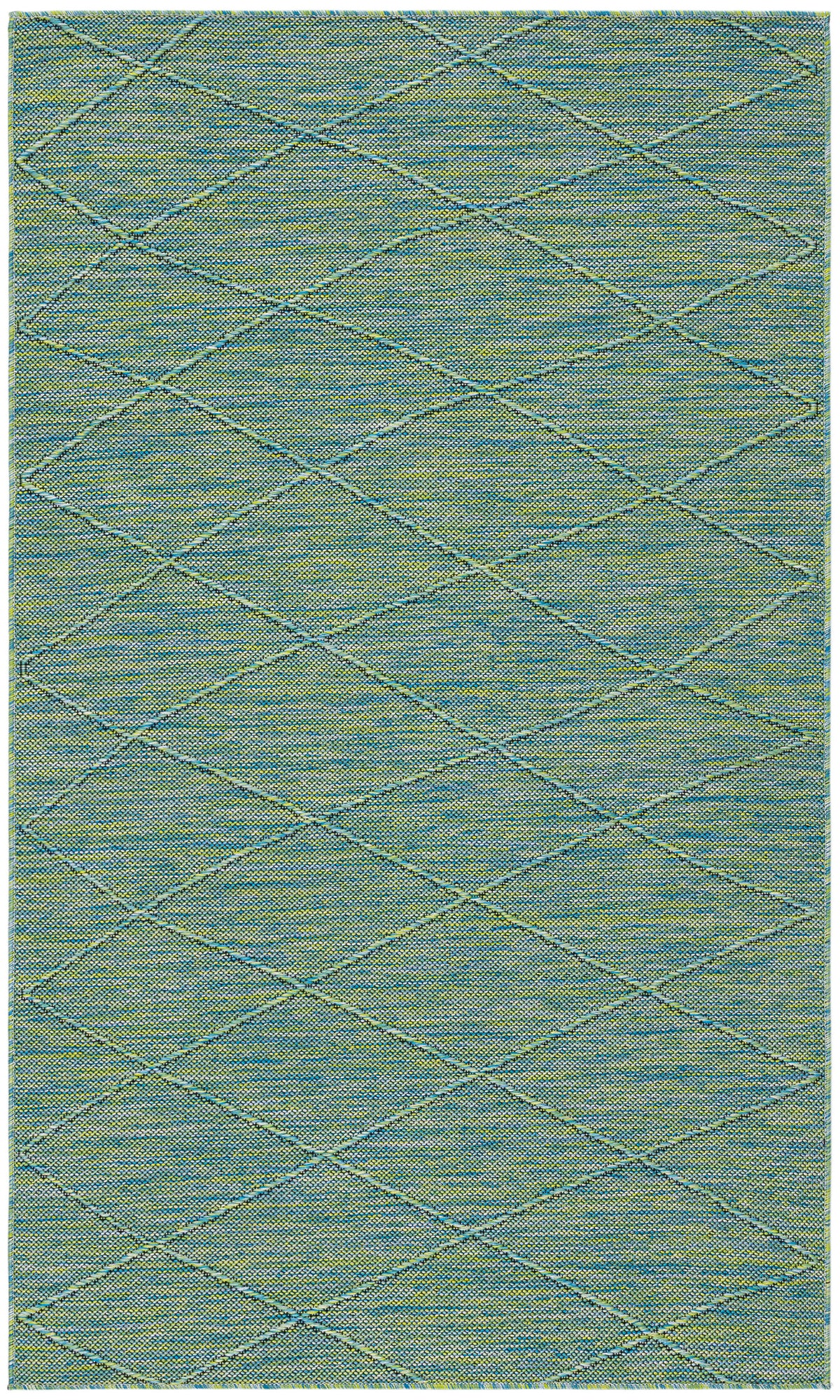 Washable Solutions WSL01 Blue Green Rug - Rectangle