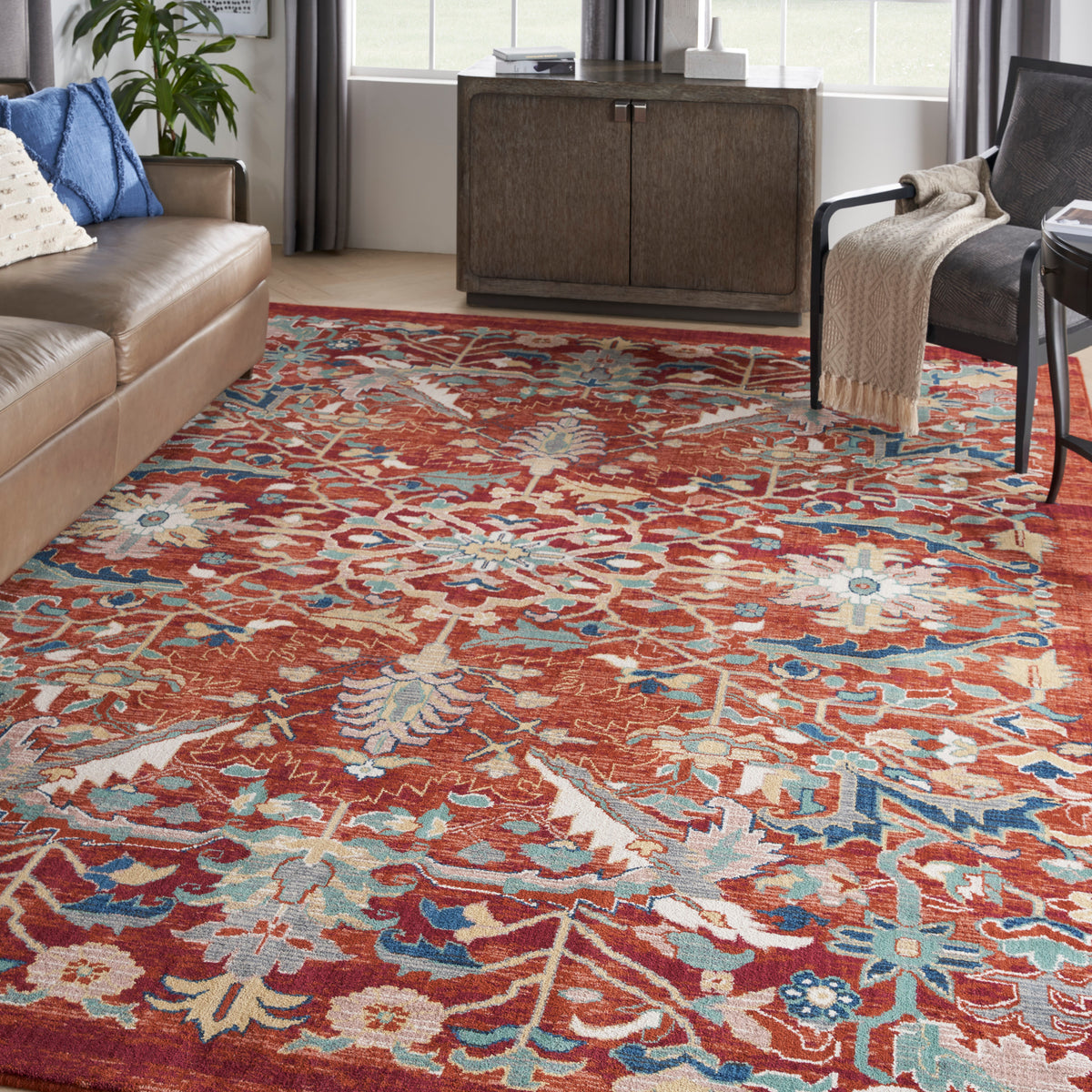 Parisa PSA02 Brick Rug - room scene