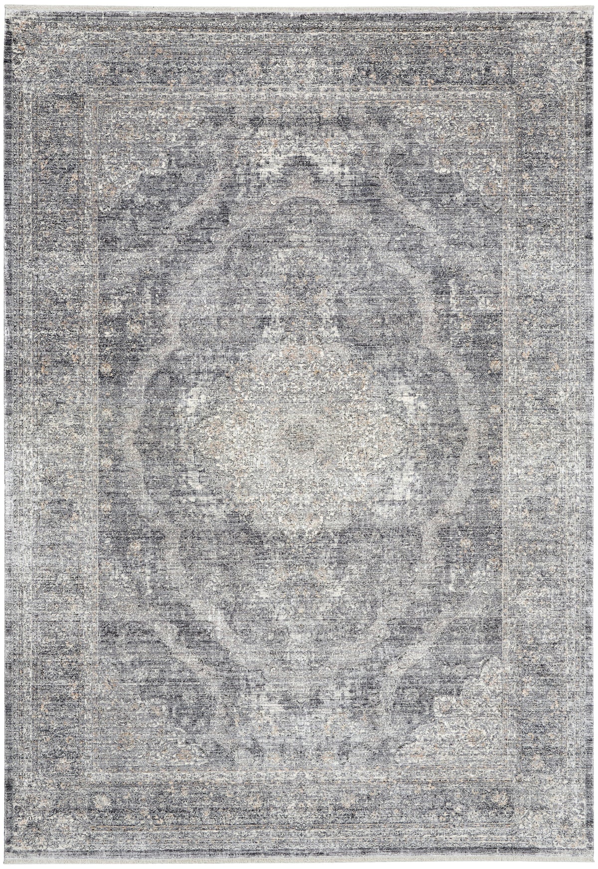 Starry Nights STN05 Charcoal Crème Rug - Rectangle