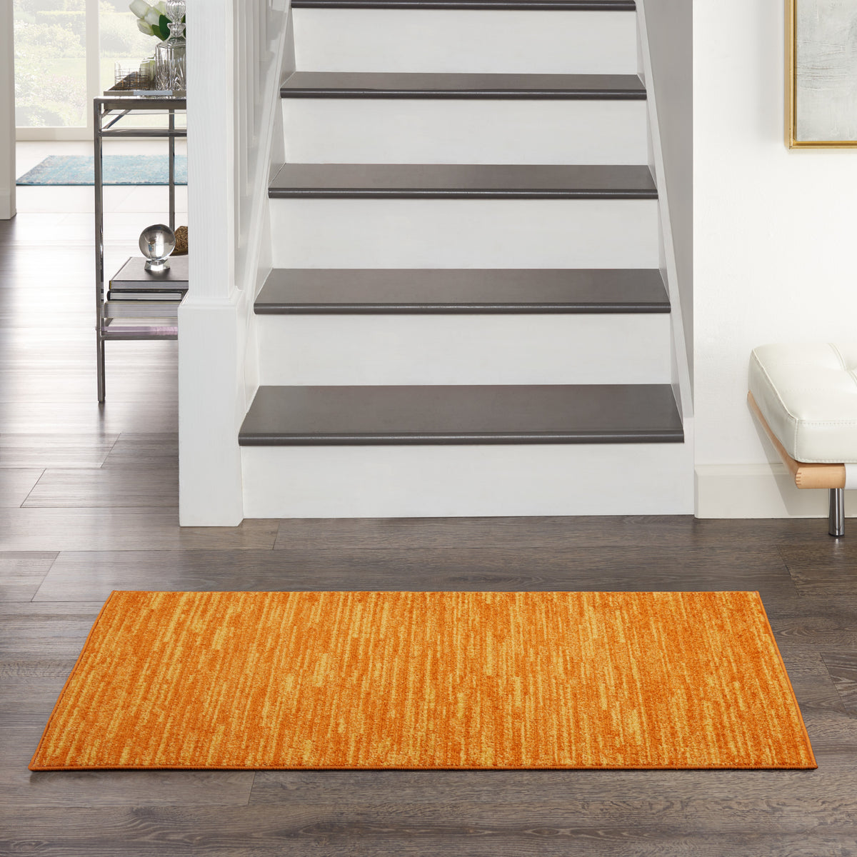 Nourison Essentials NRE01 Sunburst Rug - room scene