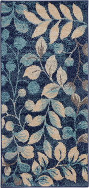 Tranquil TRA03 Navy Rug - Rectangle
