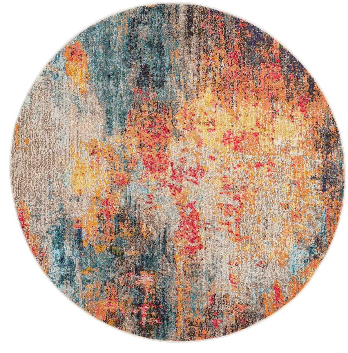 Celestial CES15 Multicolor Rug - Round