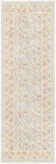 Botanical Washables BOT03 Beige Multicolor Rug - Runner