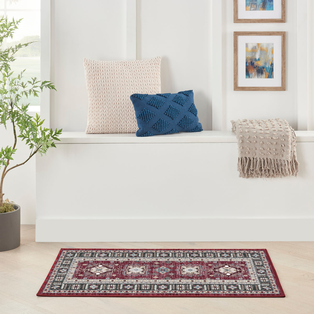 Fulton FUL03 Red Rug - room scene