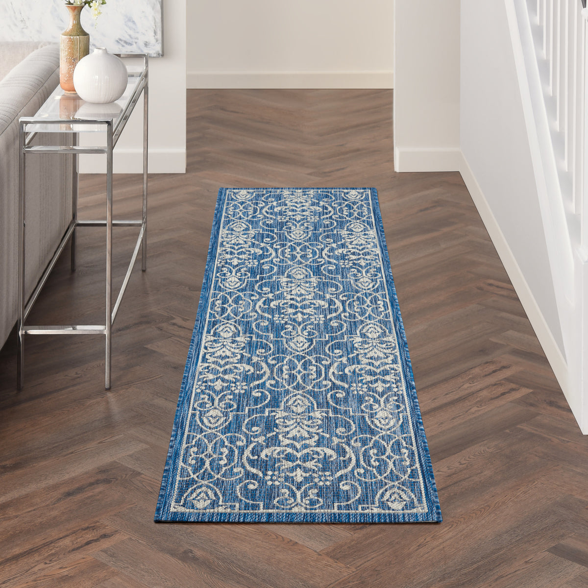 Country Side CTR04 Denim Rug - room scene