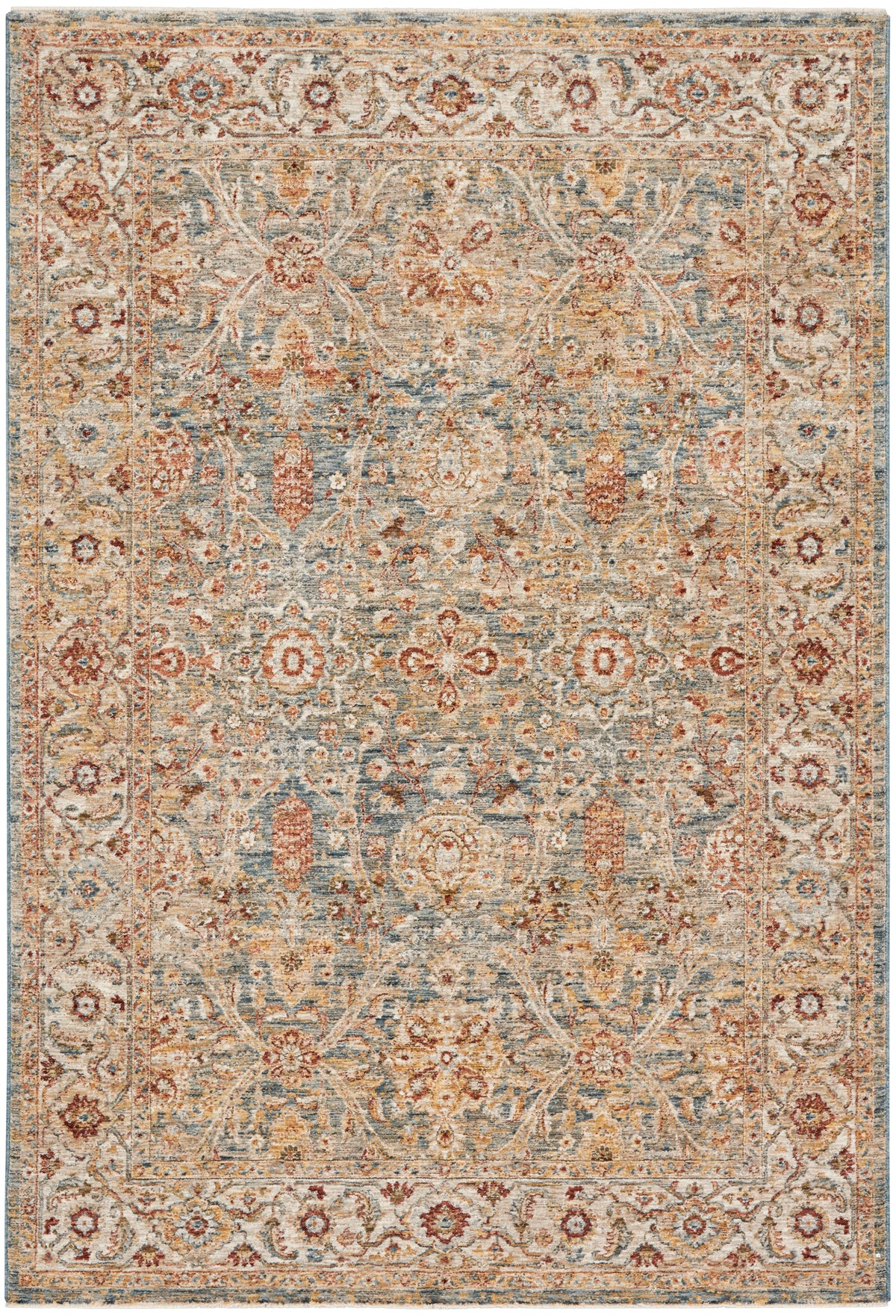 Sahar SHR03 Blue Rug - Rectangle
