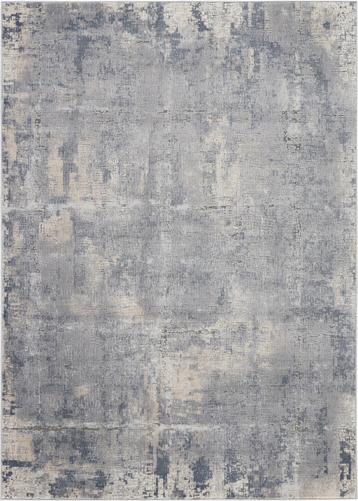 Rustic Textures RUS06 Grey Beige Rug - Rectangle