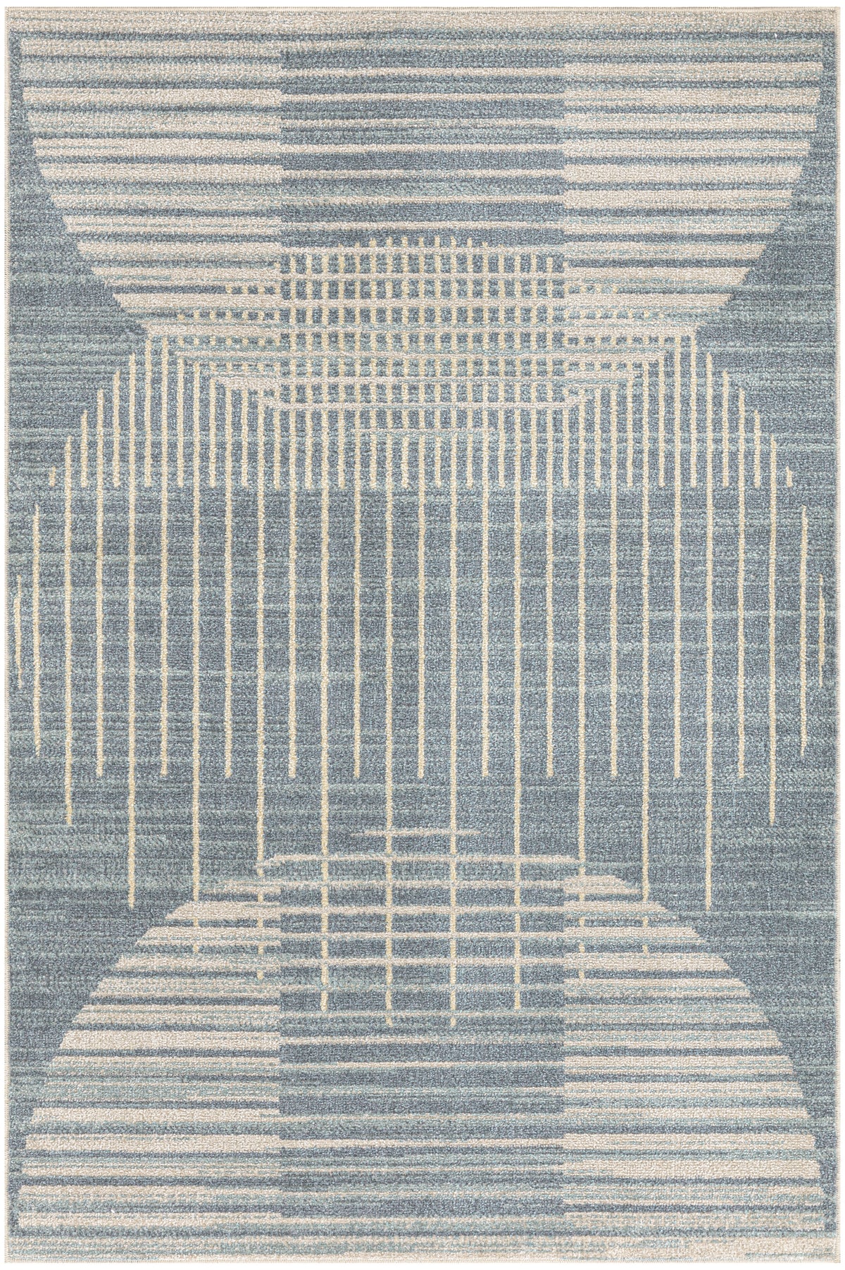 Astra Machine Washable ASW03 Blue Rug - Rectangle