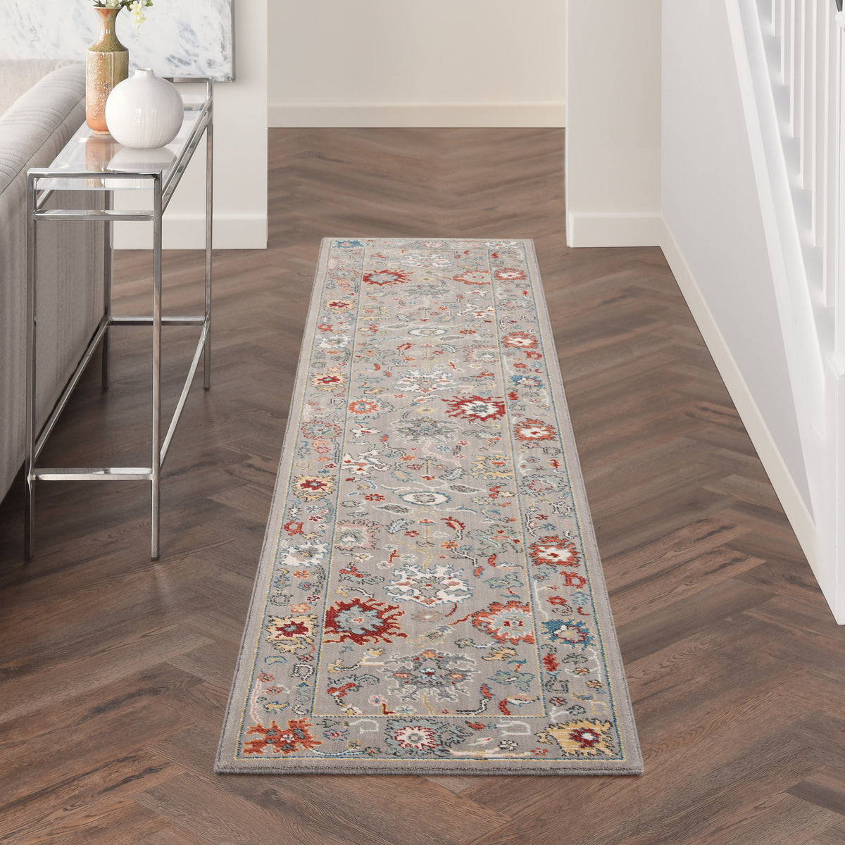Parisa PSA03 Grey Rug - room scene